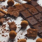 Black chocolate and spices
