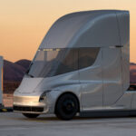 Tesla Semi Truck at Supercharger station